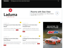 Tablet Screenshot of laduma.com